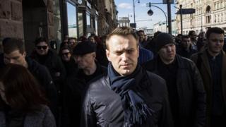 Навальный на митинге