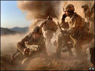British troops in Afghanistan