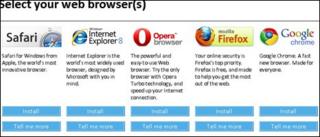 Browser choice screen, Microsoft