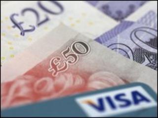 Money and a credit card