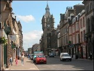 Hawick High Street (Undiscovered Scotland)
