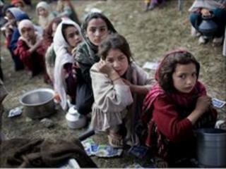 Refugee camp in Mardan, north-west Pakistan 2008