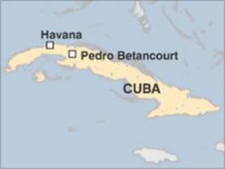 Map of Cuba