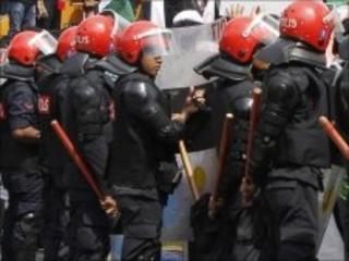 File photograph of Malaysian police