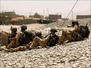 Generic image of British soldiers in Afghanistan