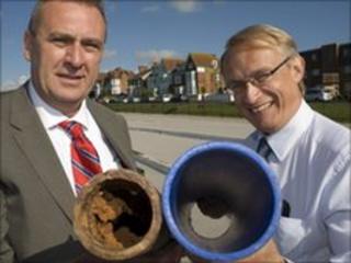 Graham Webb and Ken Lukar of Southern Water