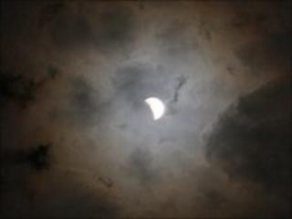 Eclipse, seen from Queensland, Australia - 26 June 2010
