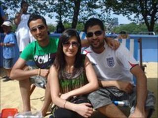Jasmin Dhillon, Varan Bagga and Tikki Bishwakarma