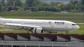 Iran Air passenger jet at Paris-Orly airport (file image)