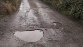 Sub-zero temperatures caused three times as many potholes on roads