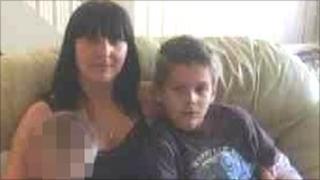 Monika Wasko and son Patryk