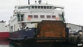 MV Princess Ashika ferry in Nuku'alofa (file)