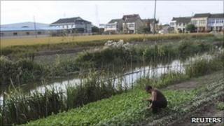 File image of a village in rural China