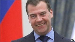 Russian President Dmitry Medvedev