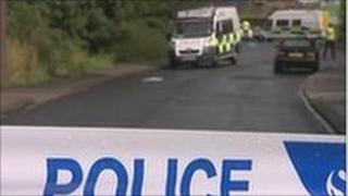 Scene of North Tyneside shooting