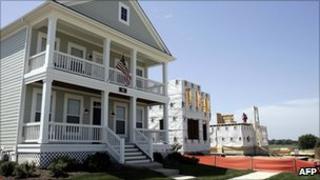 Newly constructed homes in the US