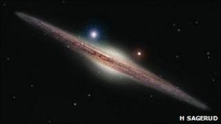 An artist's impression of the source HLX-1