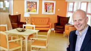 Mario Kreft at Bodlondeb dementia centre, Wrexham