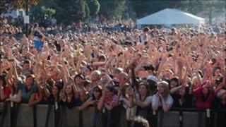 Crowds at Freedom festival 2009