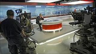 BBC news studio