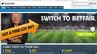 Betfair website
