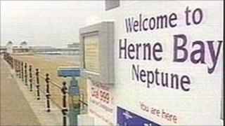 Herne Bay welcome sign