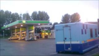 Scene of shooting