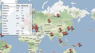 Transparency map