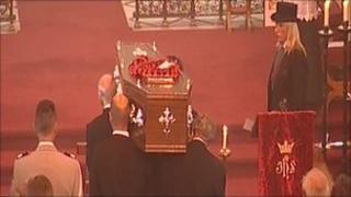 Miss Nearne's coffin