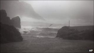Bad weather on Canadian coast