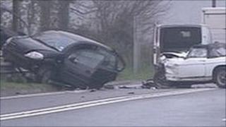 Crash scene