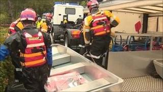 emergency crews in Aberdeen