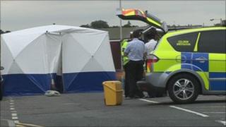 Scene of the incident in Tunbridge