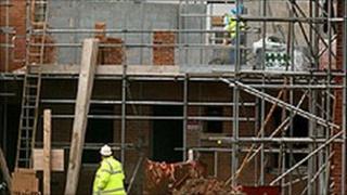 Homes being built