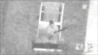 Mark Saunders minutes before his death