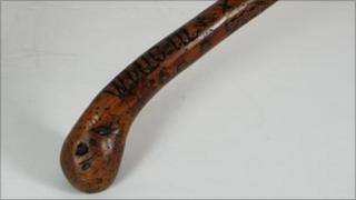 William Gill walking stick
