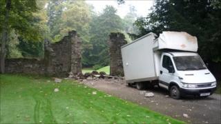 16th century arch debris. Pic by James Cook