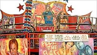 The fairground ride where the accident happened