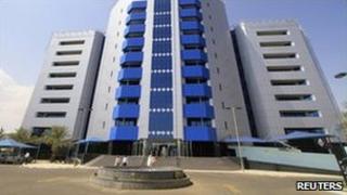 Sudan's central bank in Khartoum