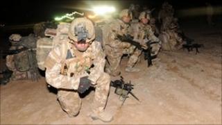 British troops in Afghanistan