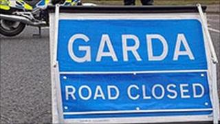 Garda accident sign