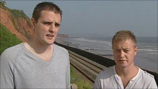 Leigh Jarratt (left) and Matt Gribble