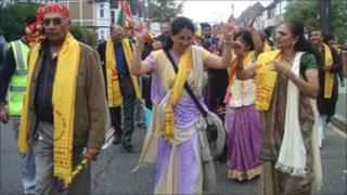 Navratri procession