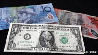US and Australian dollar