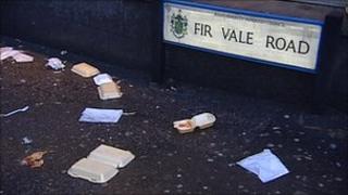 Litter in Bournemouth