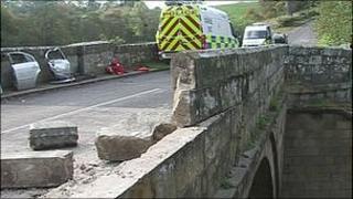 Crash scene