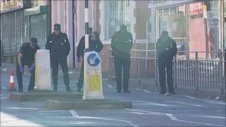 Scene of shooting