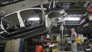 Citroen factory in Mulhouse, eastern France
