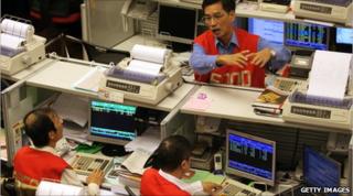 Hong Kong trading floor