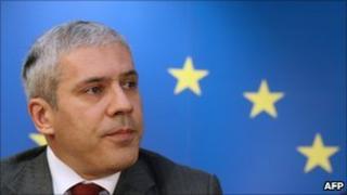 Serbian President Boris Tadic in Brussels - file pic